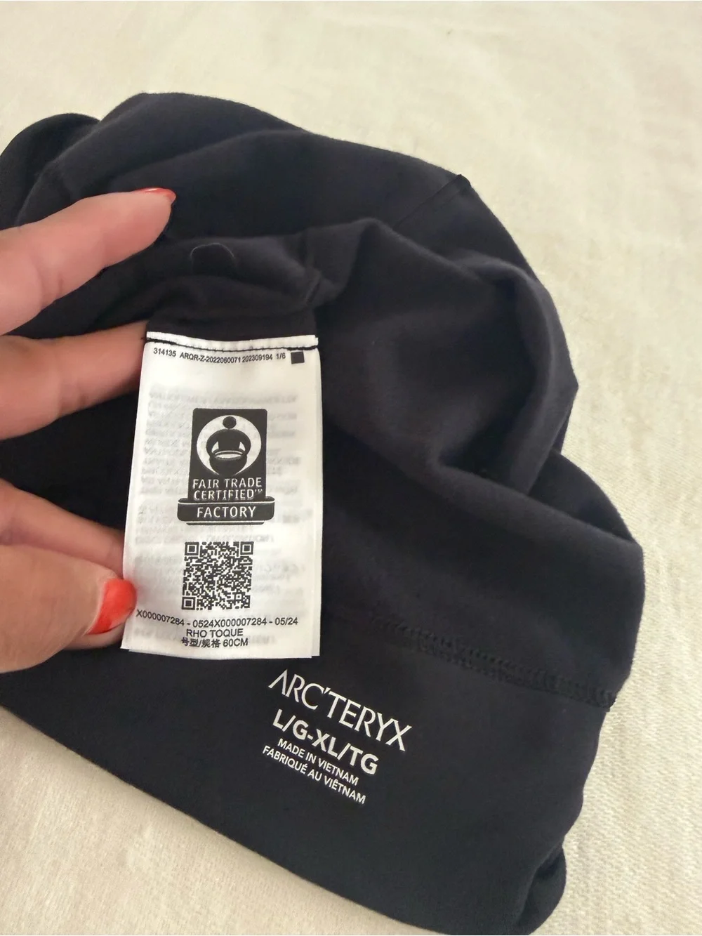 Arc'teryx unisex Rho Toque hat headwear - Picture 7 of 8